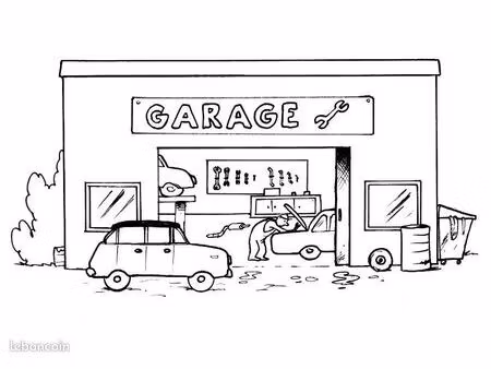 garage automobile