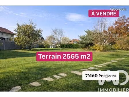 terrain 2565 m² feigères