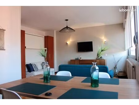 t1 meublé 38 m² – hyper centre rue carnot  annecy – chauffage et eau chaude inclus – résid