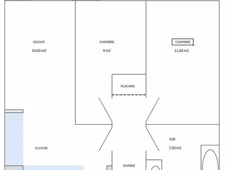 3 pièces proche gare