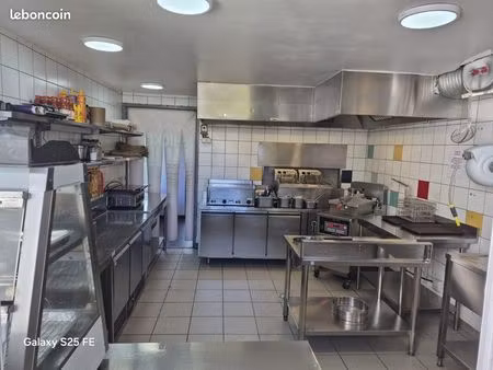 fonds de commerce - restauration rapide - fast food - snack. clé en main