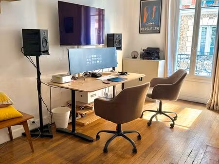 bureau fermé + terrasse - proche canal