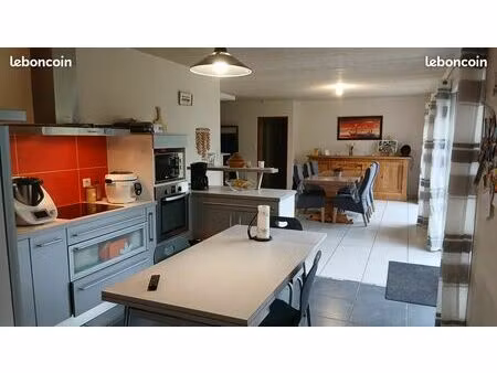 ? maison plain-pied 143 m² – 4 chambres – grand terrain 1990 m² – calme