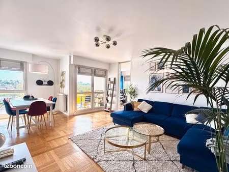 t4 86 m² - melun gare - 2 balcons  cave  parking