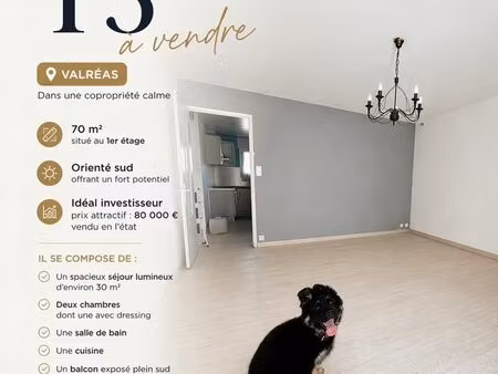 appart t3 à vendre/valréas