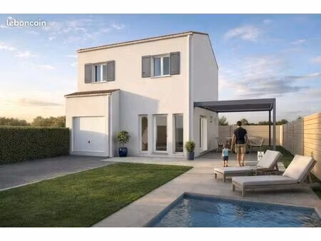 maison neuve 3 chambres avec garage sur terrain de 630 m² à robion  proche commodités et é