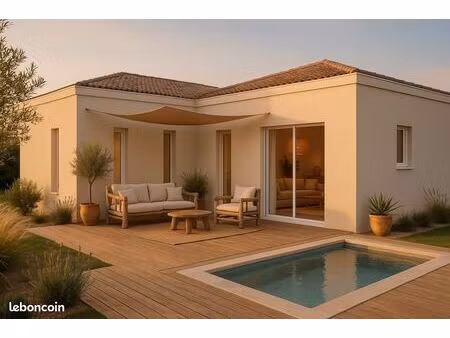 maison neuve 4 pièces à construire à cavaillon – plain-pied avec suite parentale  garage e