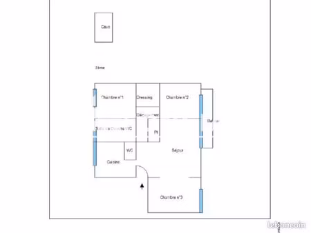 appartement 4 pièces 75 m²
