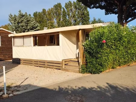 terrain avec mobil-home à saint-aygulf (var) – camping privé le provençal