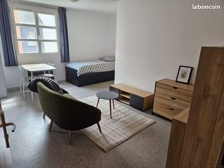 studio meublé 28m² - rue des teinturiers