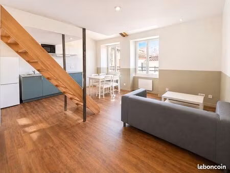 t3 meublé - 45m² - centre-ville - disponible immédiatement
