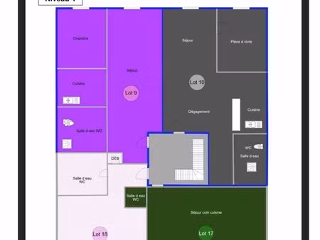 lot de deux studio à aménager