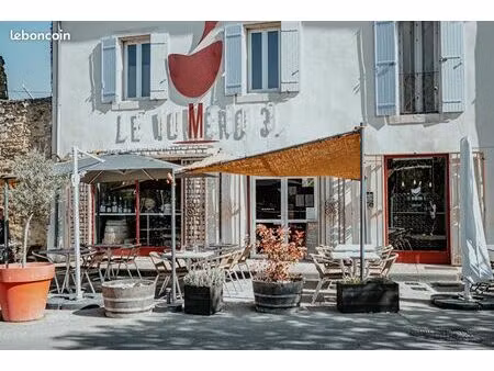 fond de commerce restaurant terrasse + appartement