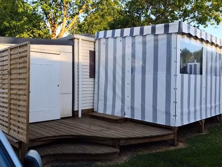 mobil home sur camping résidenciel