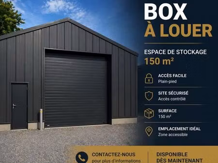 box / local de stockage 150 m²