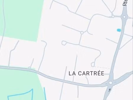 terrain 1100 m2 constructible et divisable