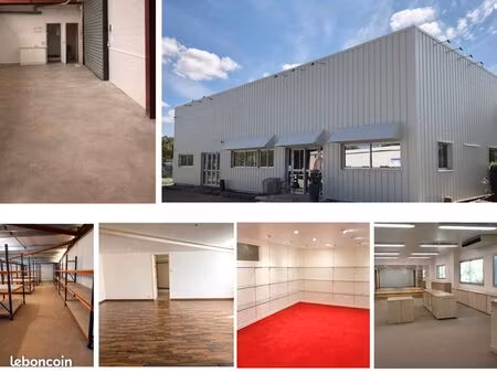 locaux professionnels 400m2 -prêts à exploiter zin