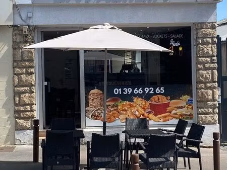 à vendre – fond de commerce fast-food avec terrasse – versailles