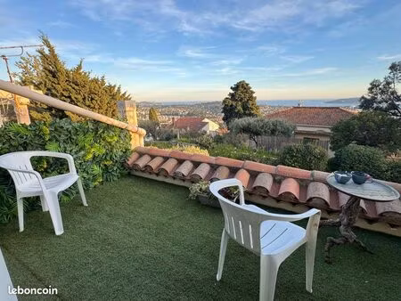 maison duplex t3 80 m2 vue mer au faron