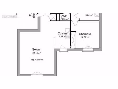 appartement 2 pièces 49.63m² à louer 775 - lieusaint 77127