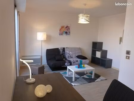 très agréable t1 25 m² proche chu  facs et hyper centre  parking privatif  au calme dispon