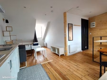 studio lumineux de 18m2 carrez (30m2 au sol)