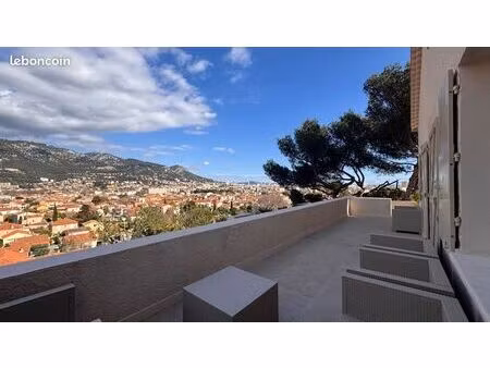 haut de villa indépendant 98m2   jardin 150 m2