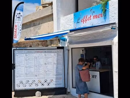 fond de commerce snack de plage