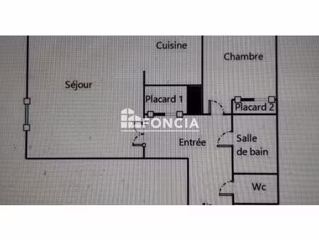 lyon 9  t2 avec cave et garage