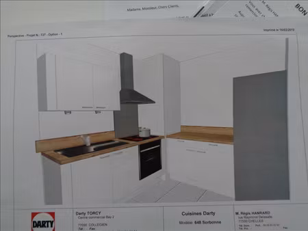 appartement - 1er étage - 42 53 m2 - 2 pièces