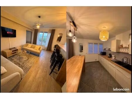 bel appartement meublé 3 pièces de 73m2 avec vue sur l’yonne