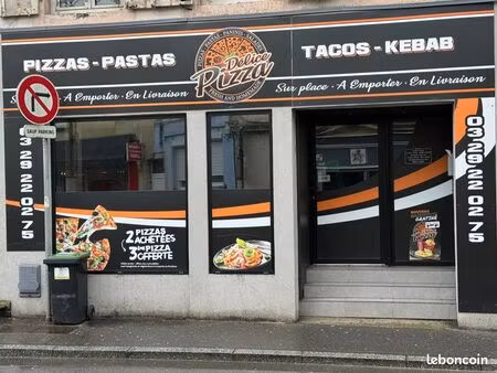 ◊ urgent – vente fonds de commerce pizzeria / fast-food – remiremont centre