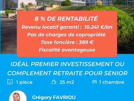 appartement 1 pièce 25 m²
