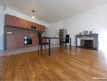 loue t2 meublé et équipé 55m2 - refait à neuf – dpe c