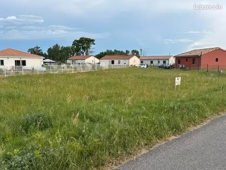 terrain dans lotissement
