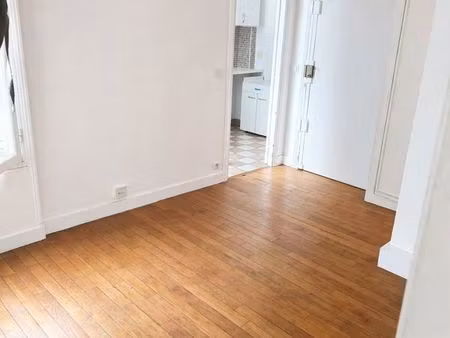 boulogne nord - 2 pièces de 31 m² - à 2 min du métro jean jaurès - calme absolu