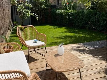 superbe appartement t2 avec jardin