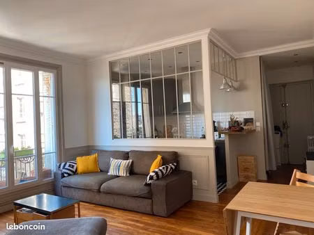 appartement 3 pièces meublé rue des bourguignons (gare bois-colombes) à asnières