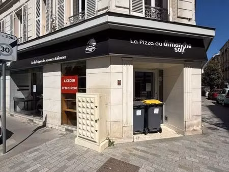 fonds de commerce restauration rapide 75 m²