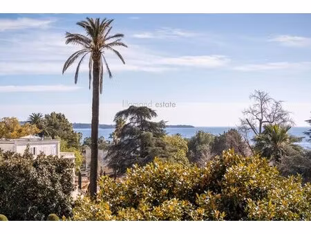 cannes - bas croix des gardes - bourgeois terrasse vue mer
