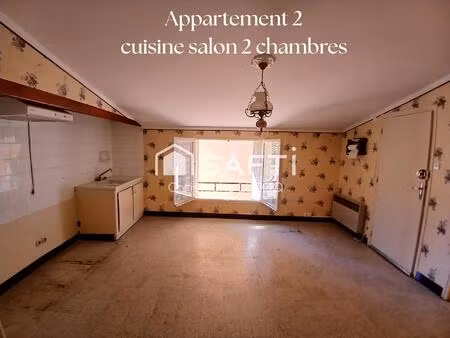 lodève centre – t3 à rénover : venez avec vos outils (et vos rêves)