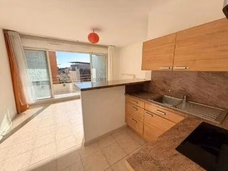 34000 montpellier appartement 2 pieces 38.52 m² avec une terrasse de 15 m²