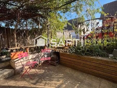maison familiale mitoyenne chaleureuse avec jardinet à muttersholtz – 120 m² – 6 pièces