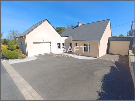 maison contemporaine de plain-pied  3 chambres  garage et garage camping-car