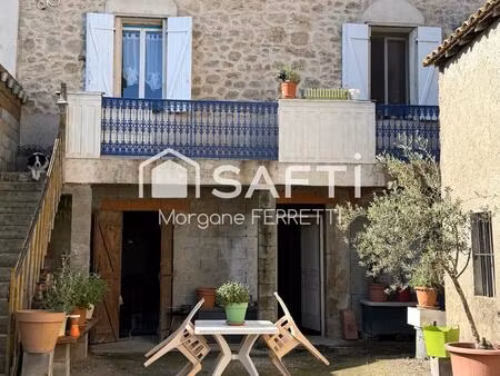 maison de village 63 m² avec extérieur et dépendance de 45 m² aménageable