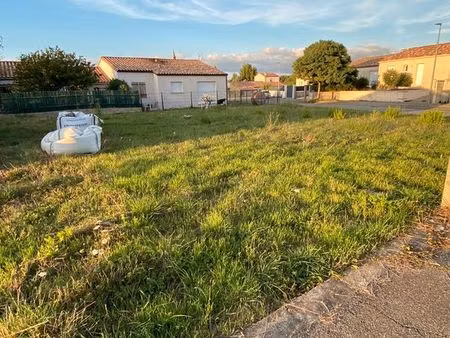 ? terrain d’angle plein sud – 393 m² – quartier calme à limoux