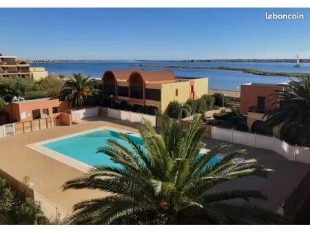 ?️ studio aux amarines avec accès direct plage