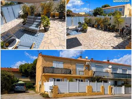 ◊ t4 rénové rdc + terrasse 60 m² – 150 m plage – saint-pierre-la-mer – 8 couchages – sans 