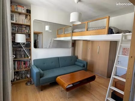 studio meublé 27 m² refait à neuf – équipé – métro - les lilas - 1000 cc