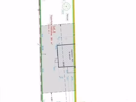terrain 381 m2